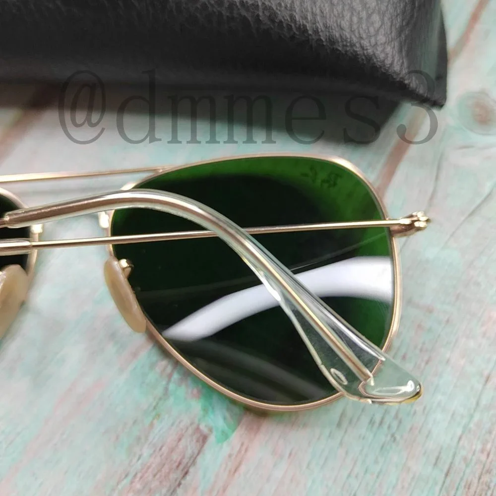 🍓Ray-Ban 3026 Purple Aviator Sunglasses 62mm - Picture 3 of 7